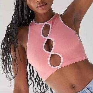 Urban Outfitters Pink Out From Under Top